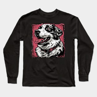 Retro Art Anatolian Shepherd Dog Lover Long Sleeve T-Shirt